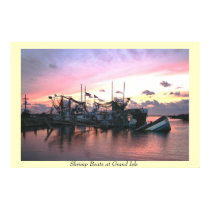 Shrimp Boats st Grand Isle posters
