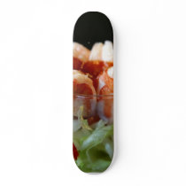 Shrimp Cocktail Lemons Lettuce Seafood skateboards