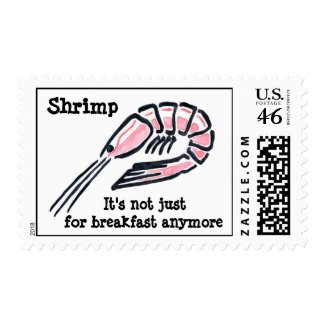 Shrimp, It's not just for br... stamp