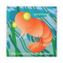 shrimp magnet by gareman shrimp magnet