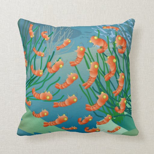 shrimp pillow | Zazzle