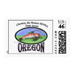 Shrimp with a Backpack Postage Stamp