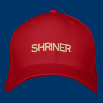 SHRINER embroidered hats