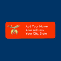 Shriners Avery Label packs labels
