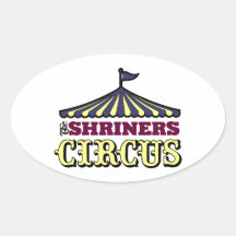 Shriners Circus Stickers