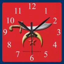 Shriners Wall Clock wall clocks