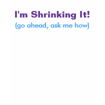 Shrink It Weight Loss System Womens (Text On Back) t-shirts by vitamarkgear Shrink It Weight Loss System Womens (Text On Back) t-shirts