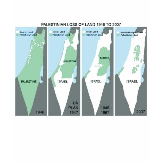 Shrinking Map of Palestine shirt