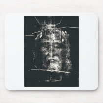 Shroud Of Turin, Negative Mousepad