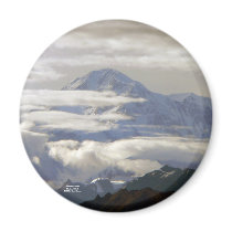 Shrouded Denali Magnet by hopefulone Shrouded Denali Magnet
