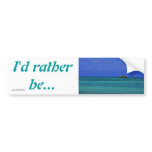 Shrubs on the Florida flats Bumper Stickers