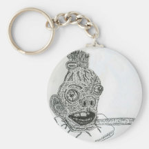 Shrunken Head Key Chains