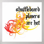Shuffleboard Players Are Hot Print