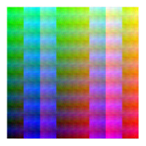 Shuffled Palette (Ortho) posters