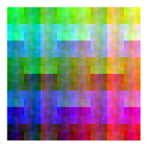 Shuffled Palette (Rotated) posters