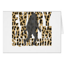 Shufflin Sasquatch Card