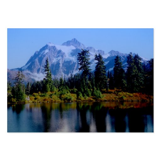 Shuksan Reflections Business Card Templates (front side)