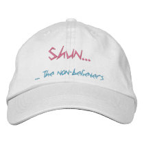 Shun... The non-believers embroidered hats by JoJy45 Shun... The non-believers embroidered hats