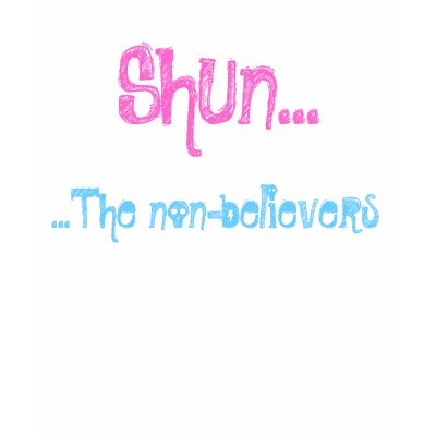 Shun...The non-believers Shirts by JoJy45
