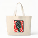 Shure 55S Vintage Microphone bags by pounddesigns Shure 55S Vintage Microphone bags