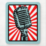Shure 55S Vintage Microphone Mouse Mat