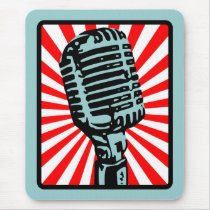Shure 55S Vintage Microphone Mouse Mat