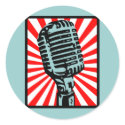 Shure 55S Vintage Microphone stickers by pounddesigns Shure 55S Vintage Microphone stickers