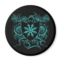Shuriken Dragons magnets by brev87 Shuriken Dragons magnets
