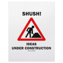 Shush! Ideas Under Construction letterhead