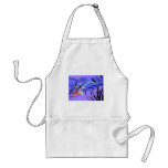 Shusui Koi in Purple Pond with Cattails aprons