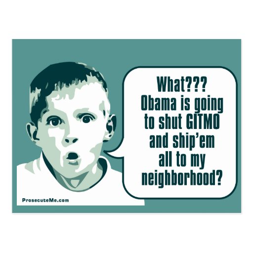 Shut Gitmo - Boy's Big Surprise Post Cards