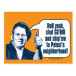 Shut Gitmo - Sarcastic Workman Postcards