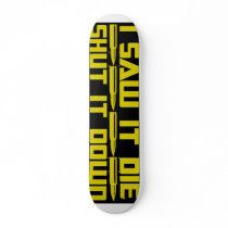 SHUT IT DOWN BOARD CUSTOM SKATE BOARD