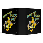 shut the duck up duct tape duck toon binders