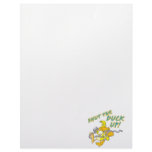 shut the duck up duct tape duck toon letterhead