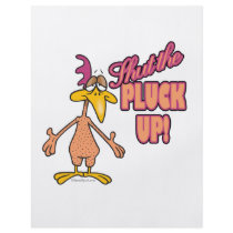shut the PLUCK up funny chicken toon Full Color Flyer