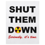 Shut Them Down Anti-Nuclear Rally Flyer Template