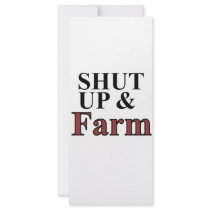 shut up and farm rack cards