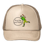 Shut Up And Pitch Baseball Trucker Hats