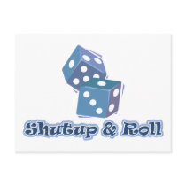 Shut up and Roll Postcards