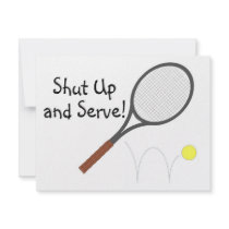 Shut Up And Serve 2 invitations by TeeZazzle Shut Up And Serve 2 invitations