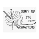 Shut Up I'm Counting Postcard