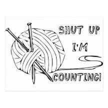 Shut Up I'm Counting Postcard