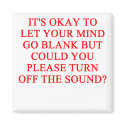 shut up! magnets by jimbuf shut up! magnets