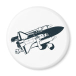 Shuttle Hugger Magnet