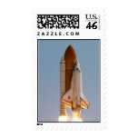 Shuttle Launch Close-up postage