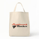 Shuttlecock Blocker Badminton Humor Canvas Bags