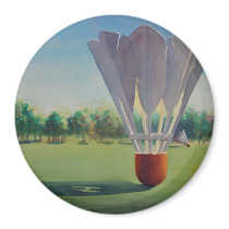 "Shuttlecocks" Paul Jackson Watercolor magnets