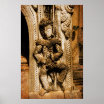 Shwe Inn Thein Stupas Print