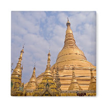 Shwedagon Paya Magnet by SabineSt Shwedagon Paya Magnet